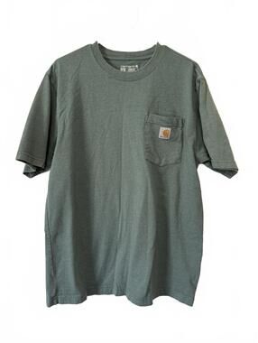 Carhartt Loose Fit Green Pocket T-Shirt Medium